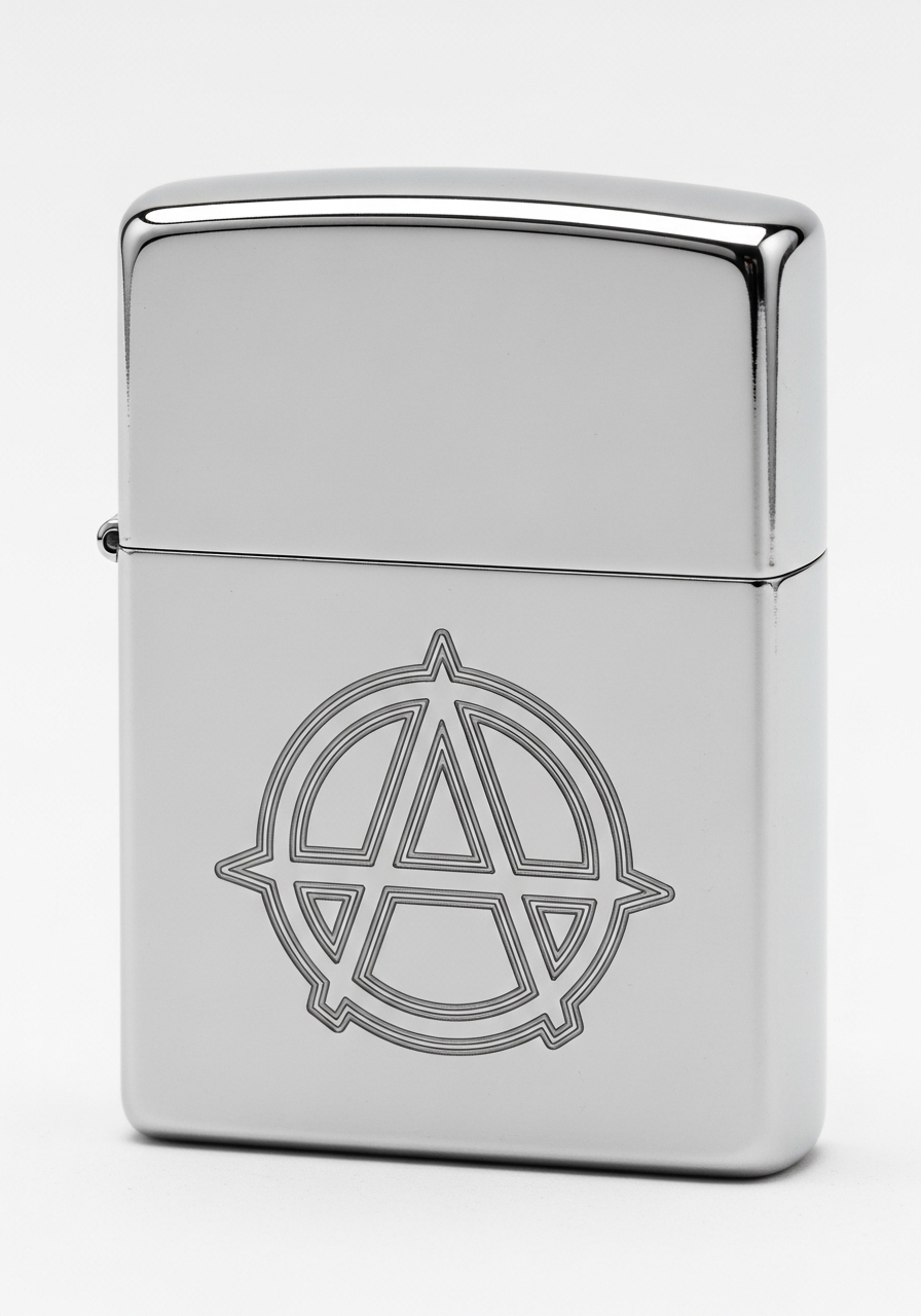 Anarchy Zippo Lighter